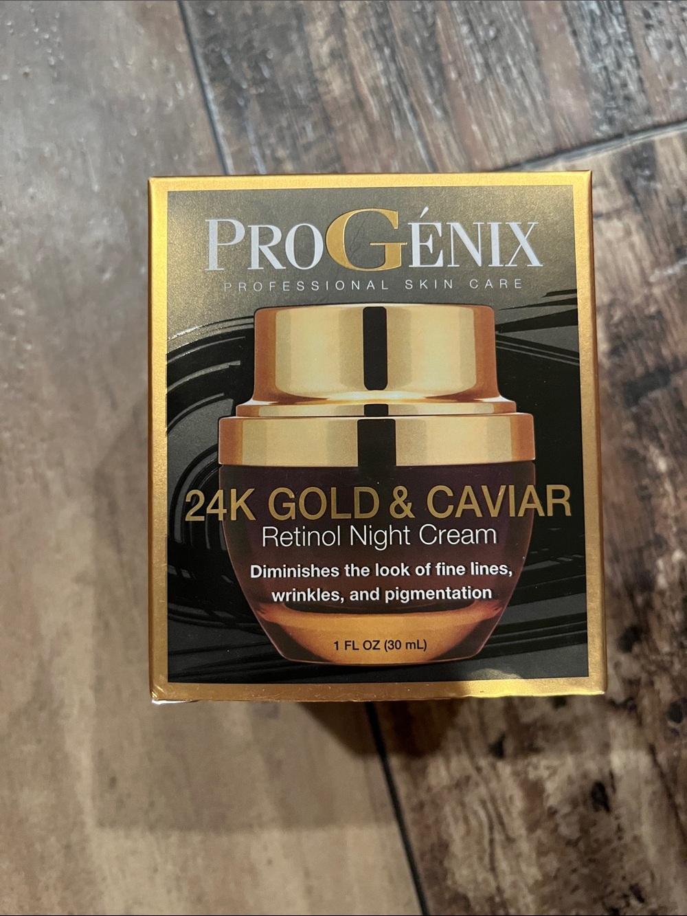 24K Gold & Caviar Retinol Night Cream - Gold
